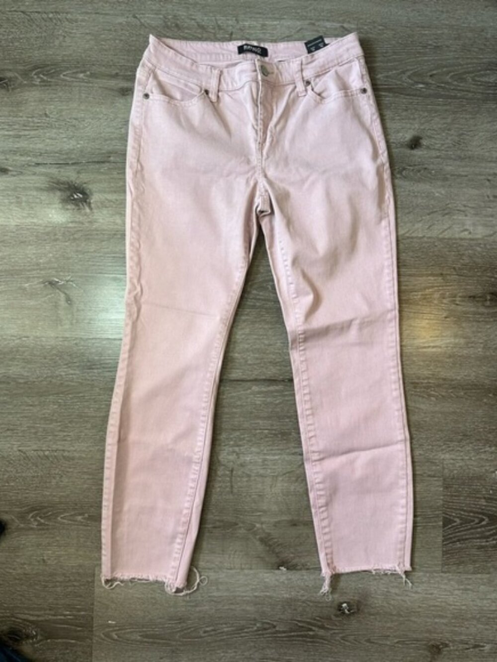 Women Buffalo David Bitton Light Pink Ankle Jeans size 6/28